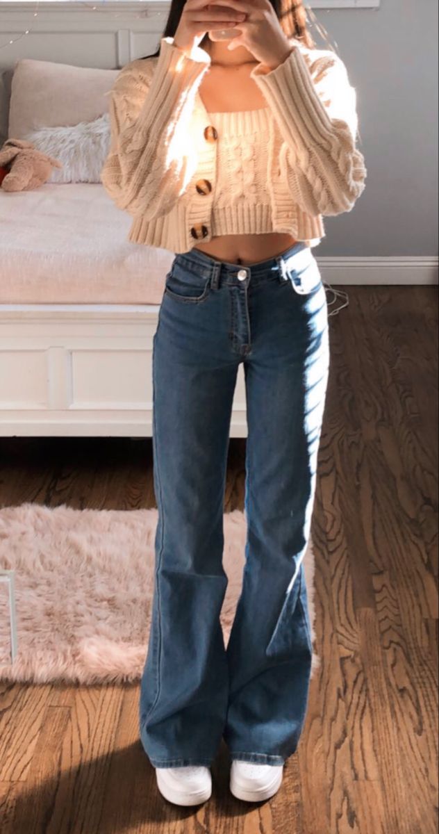 cute flare jeans