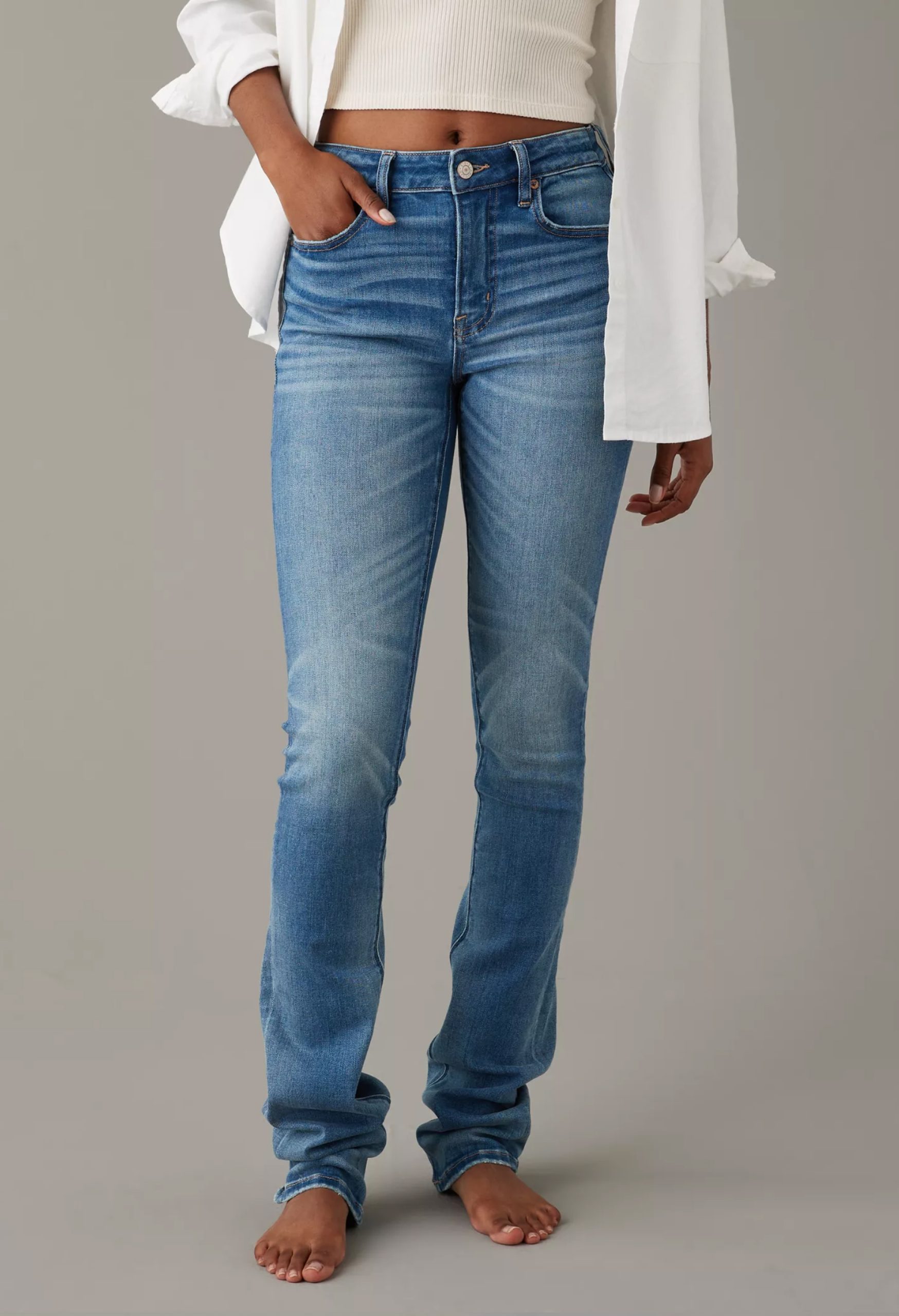 stack jeans women