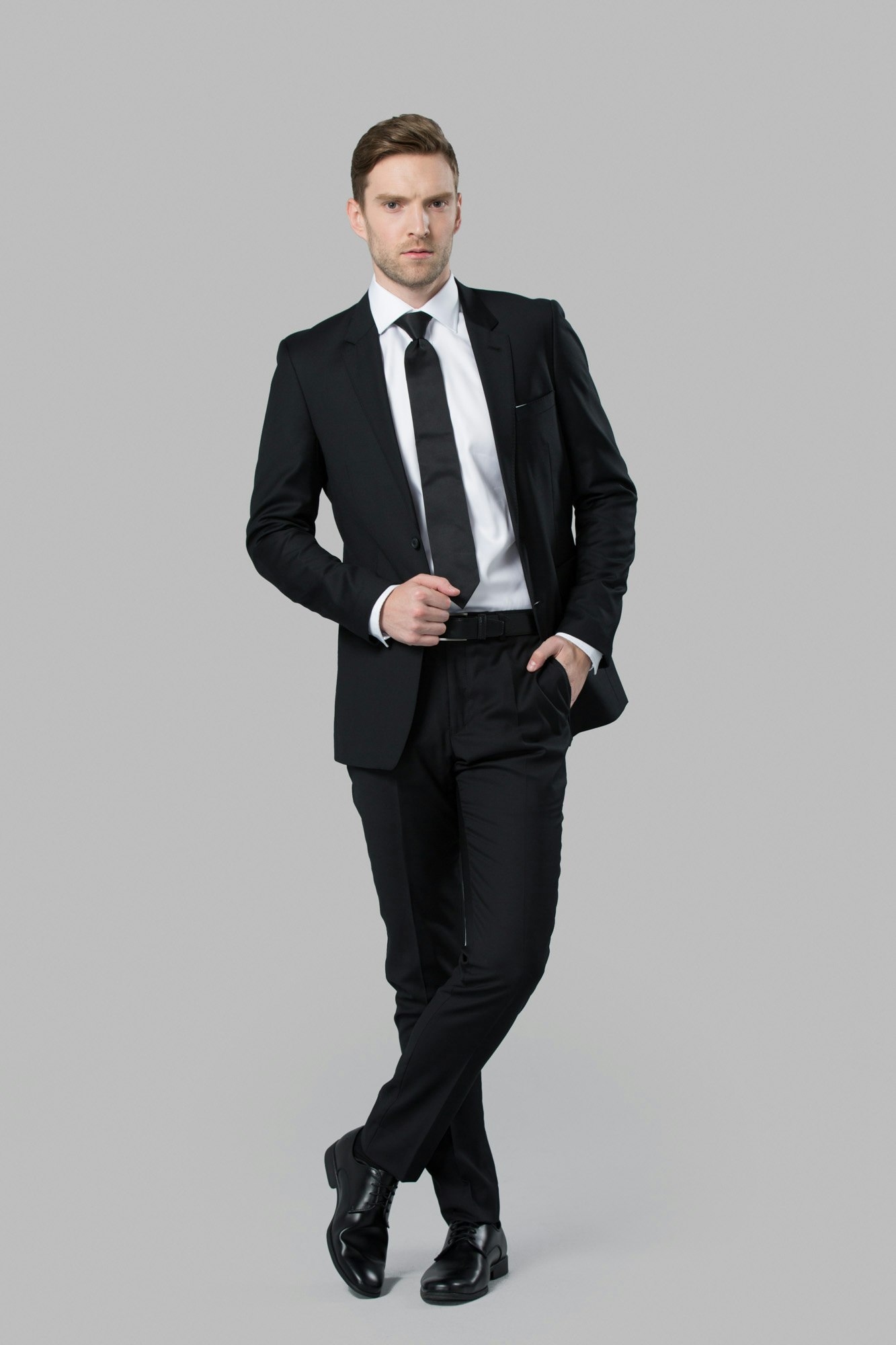 black suit for men