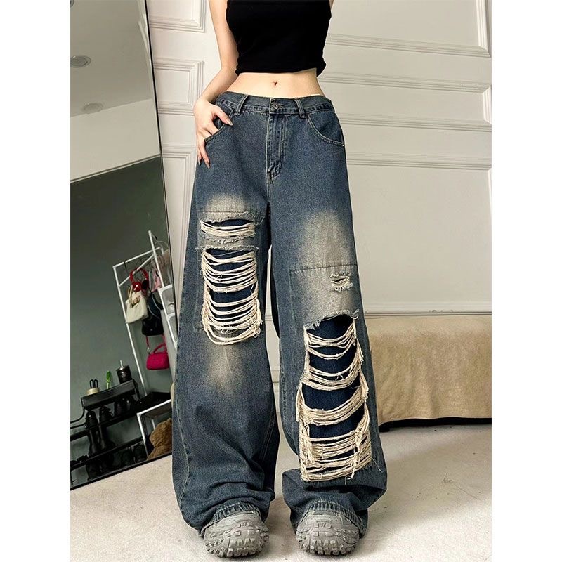 Women's baggy jeans