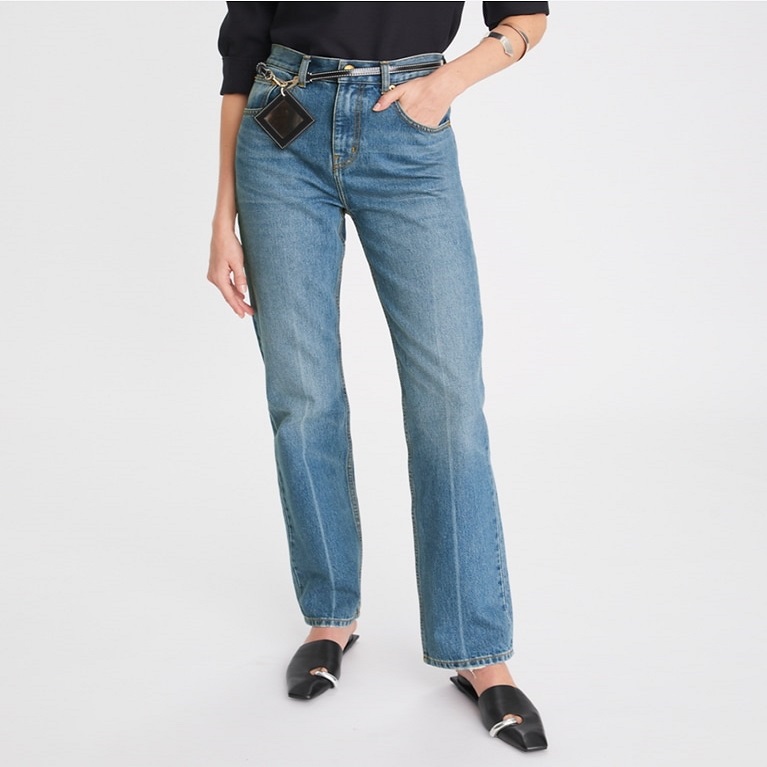 slim straight jeans women