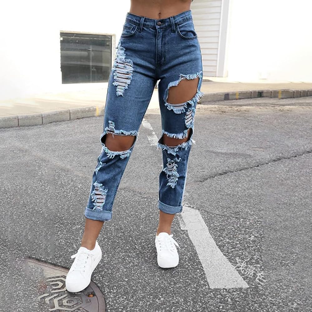 ripped jeans women