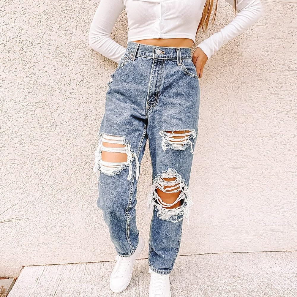 ripped jeans women