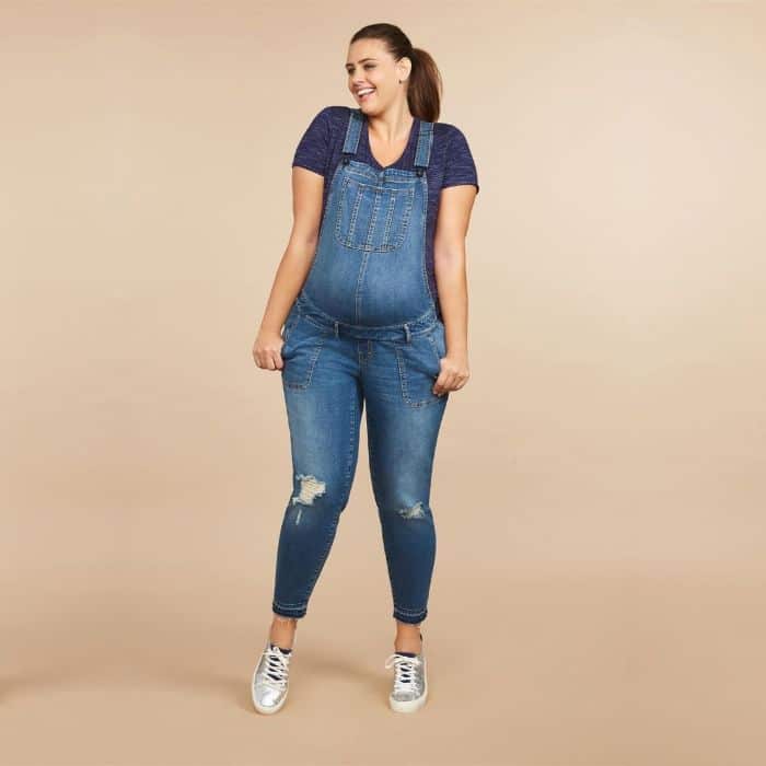 Plus size maternity jeans