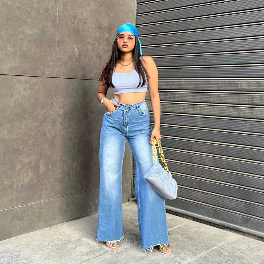 women wide leg jeans