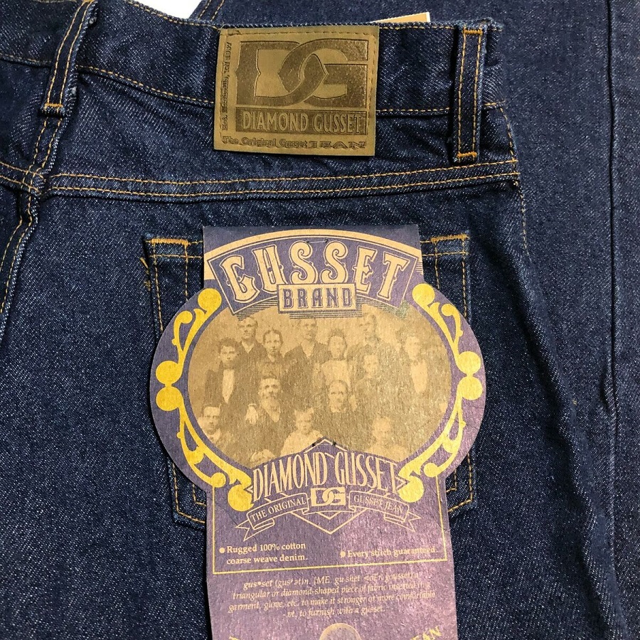 diamond gusset jeans