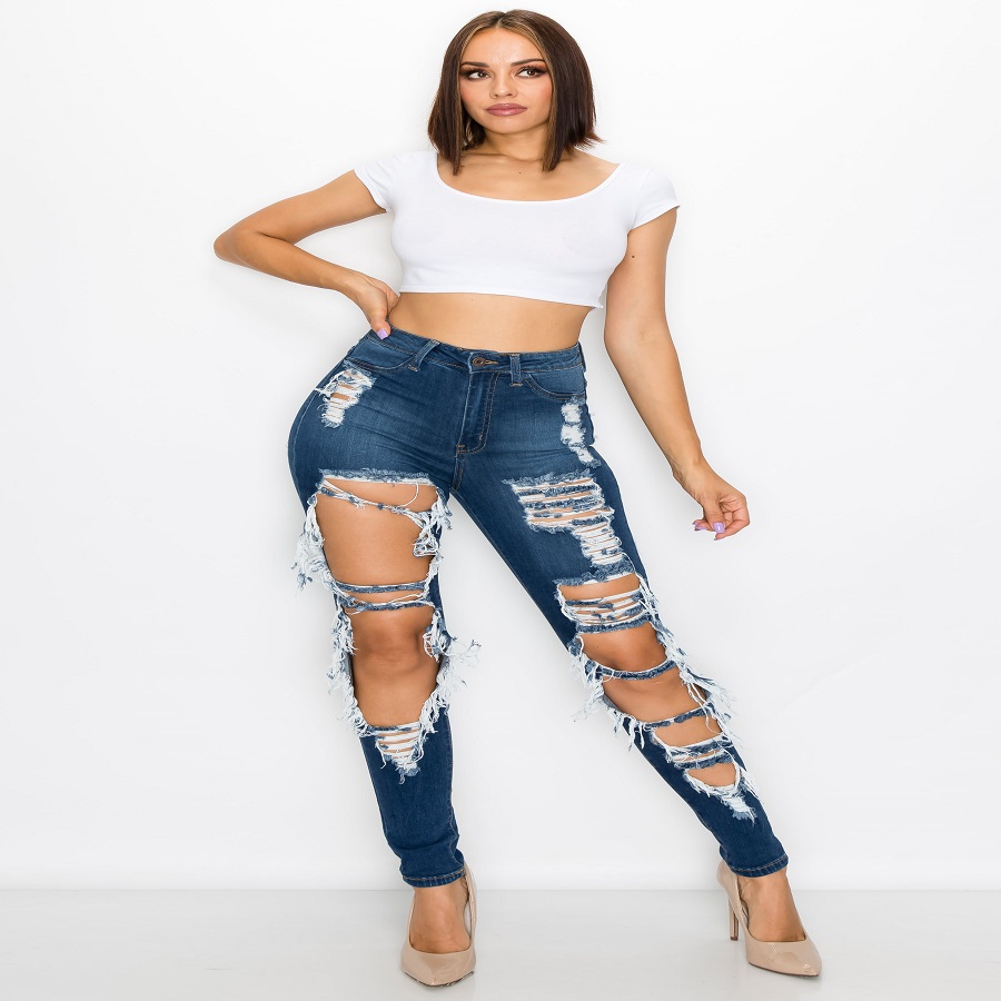 Distressed Jeans Women