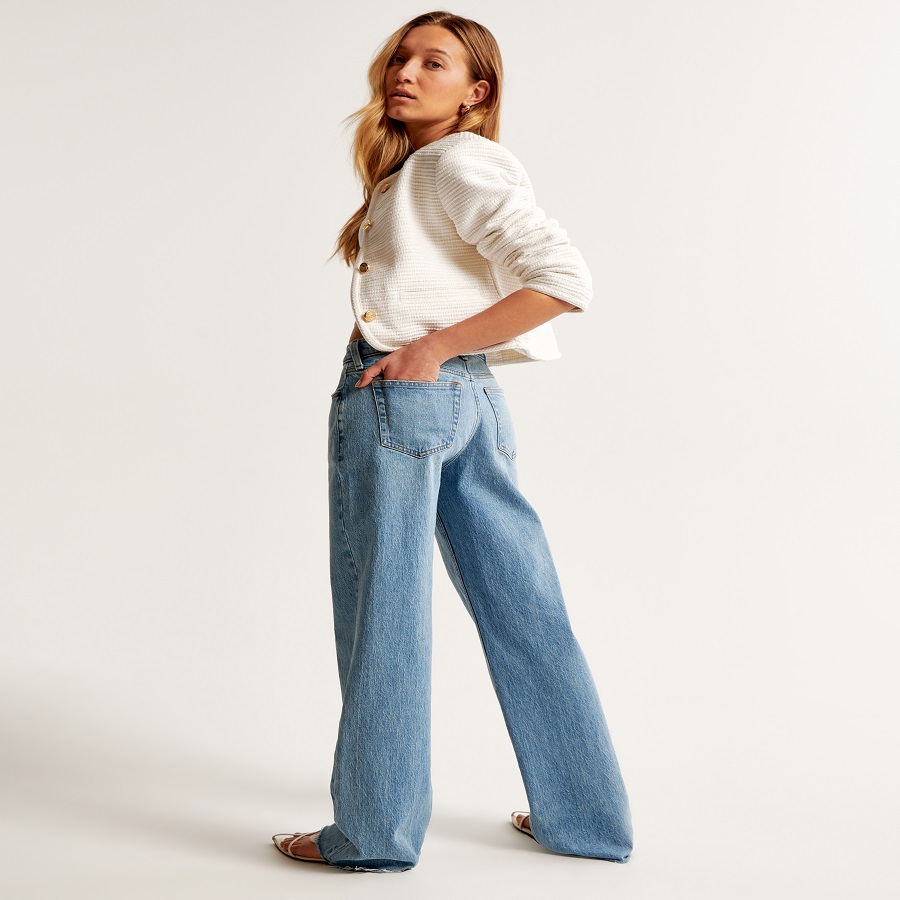 Low Rise Baggy Jeans Women